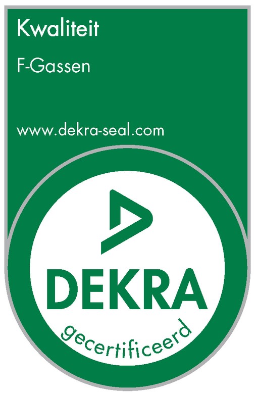 Certyfikat f-gazowy DEKRA